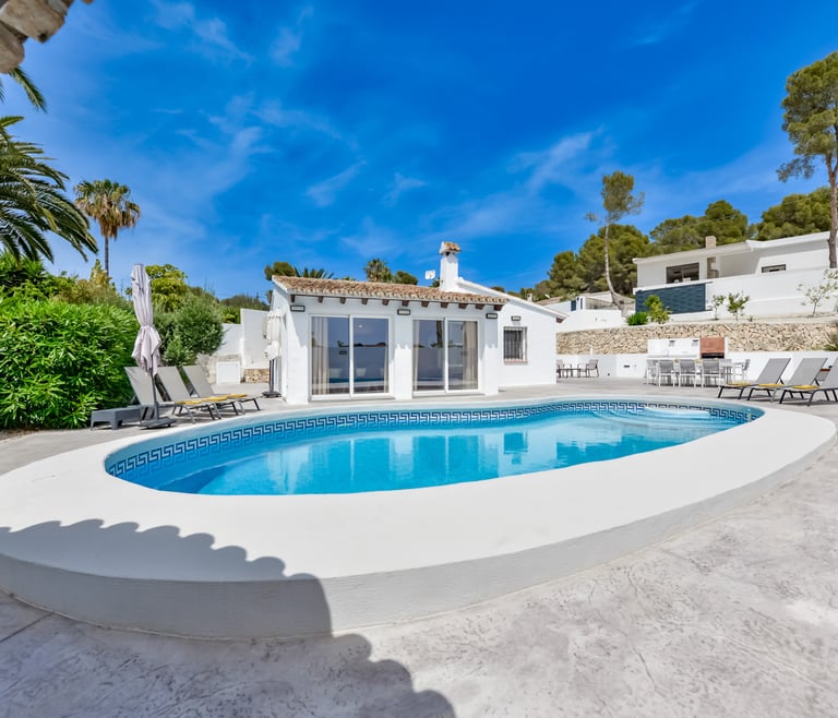 Alquiler de villa en Moraira, MOSTOLES en Moraira - Piscina
