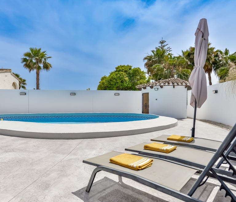 Alquiler de villa en Moraira, MOSTOLES en Moraira - Piscina