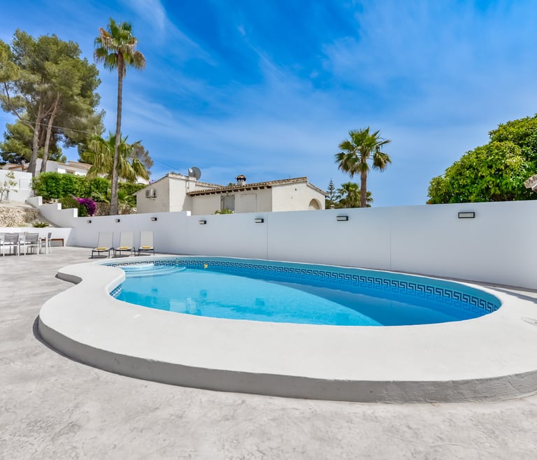 Alquiler de villa en Moraira, MOSTOLES en Moraira - Piscina