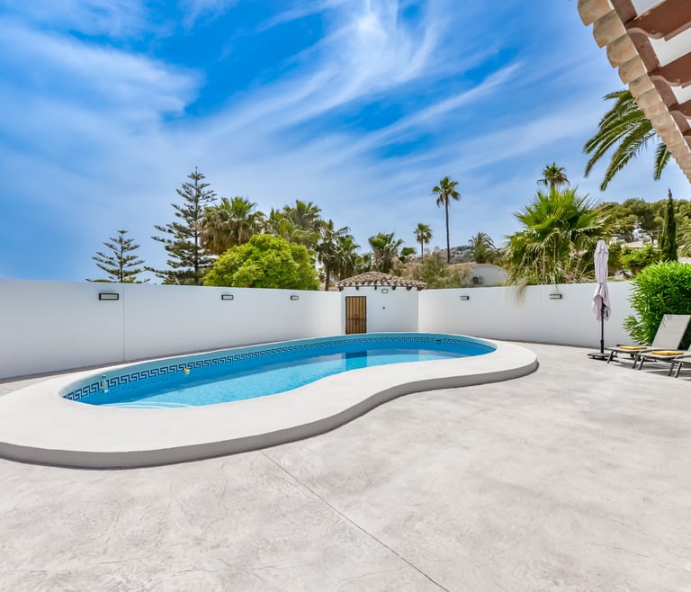 Alquiler de villa en Moraira, MOSTOLES en Moraira - Piscina