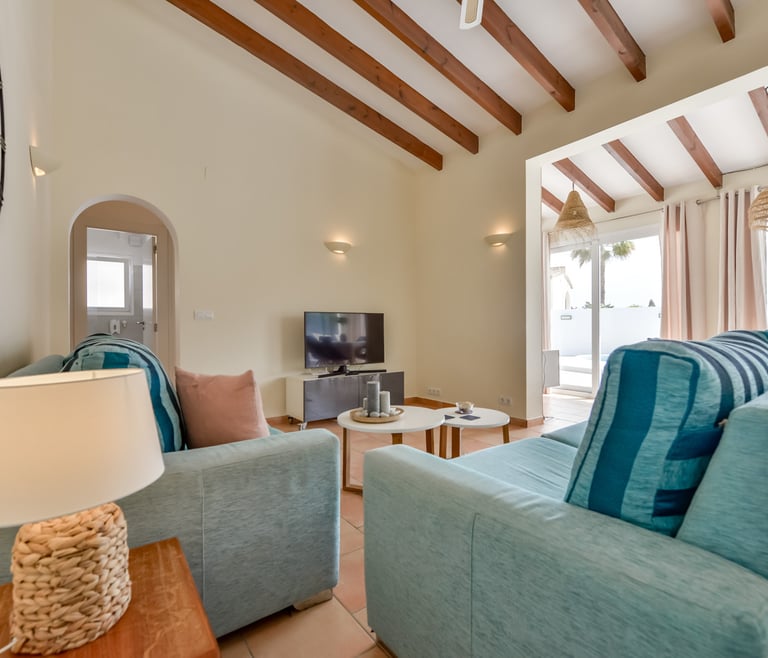 Alquiler de villa en Moraira, MOSTOLES en Moraira - Salón