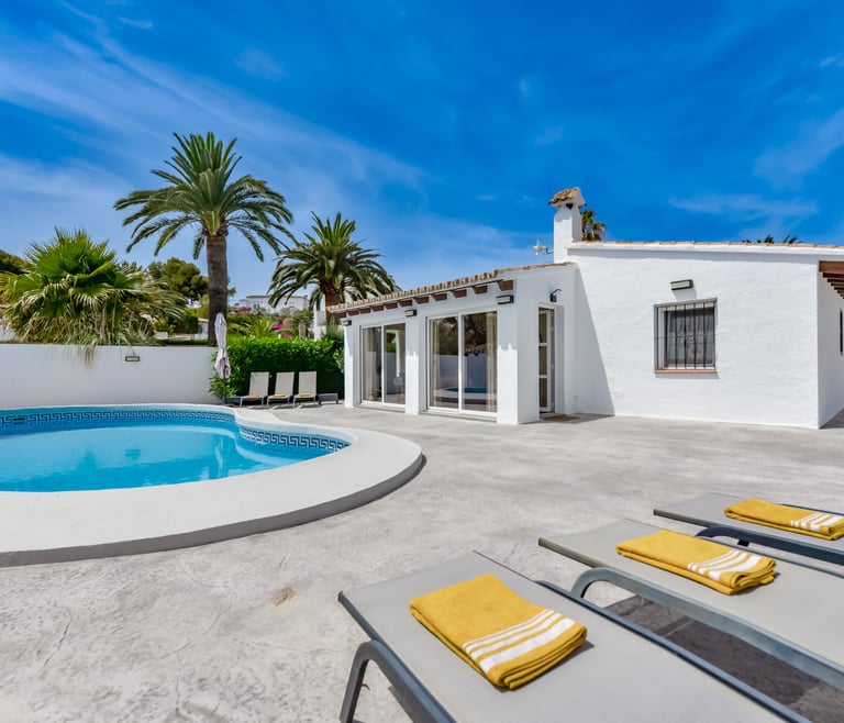 Alquiler de villa en Moraira, MOSTOLES en Moraira - Piscina