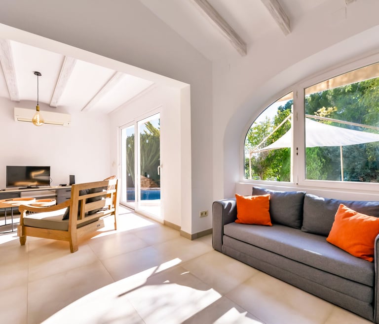 Villa te huur in Benissa CATHY  en Benissa - Salon