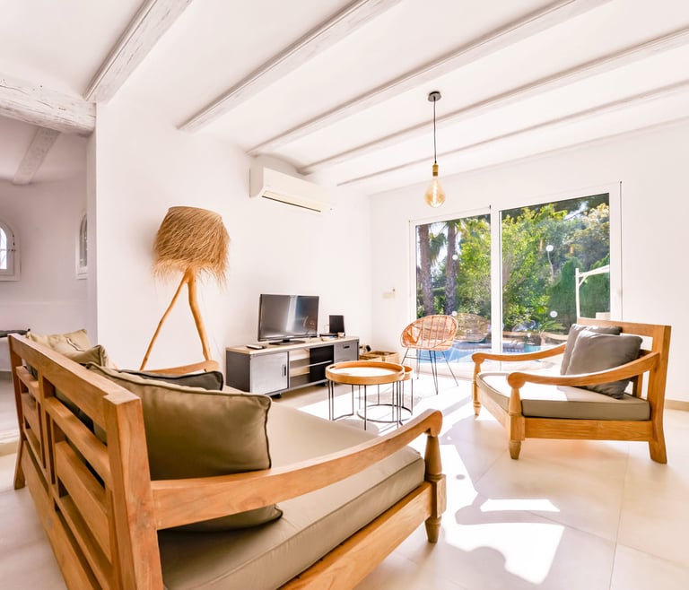 Villa te huur in Benissa CATHY  en Benissa - Salon