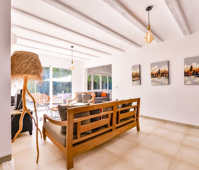Villa te huur in Benissa CATHY  en Benissa - Salon