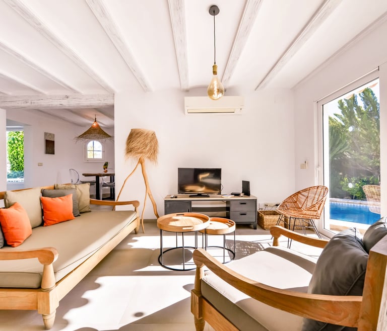 Villa te huur in Benissa CATHY  en Benissa - Salon
