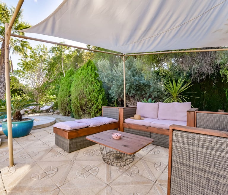 Villa te huur in Benissa CATHY  en Benissa - Terras