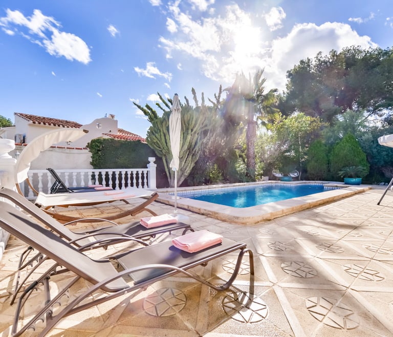 Villa te huur in Benissa CATHY  en Benissa - Zwembad