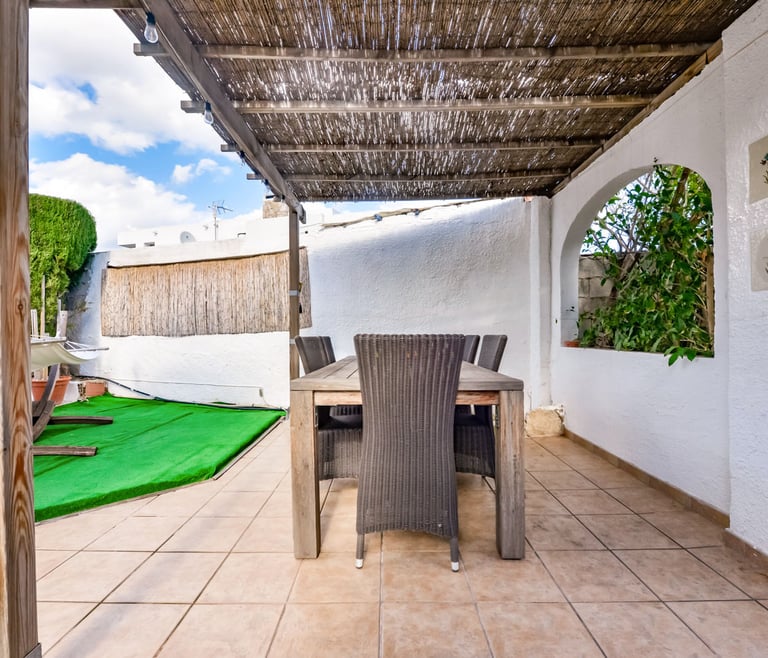 Villa te huur in Benissa CATHY  en Benissa - Terras