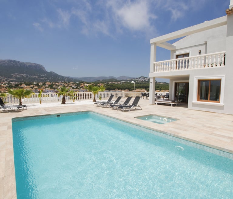 Alquiler de villa en Calpe GRANDIOSA en Calpe - Piscina