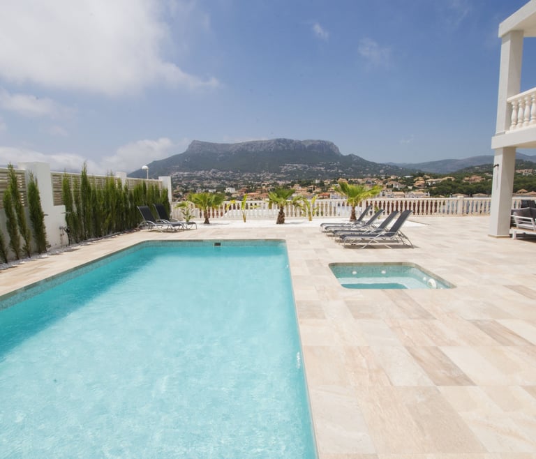 Alquiler de villa en Calpe GRANDIOSA en Calpe - Piscina