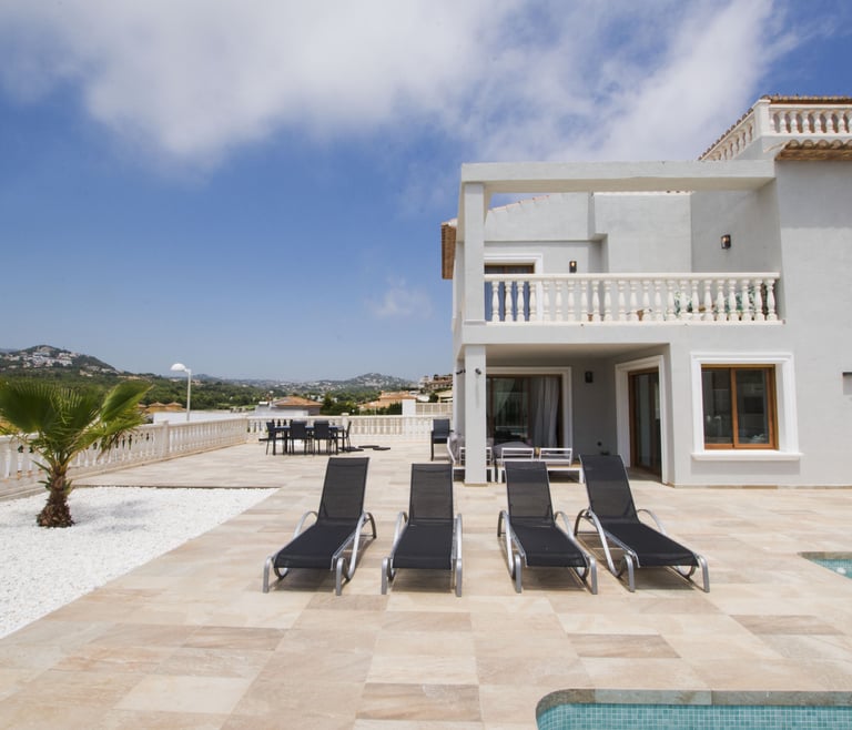 Alquiler de villa en Calpe GRANDIOSA en Calpe - Terraza