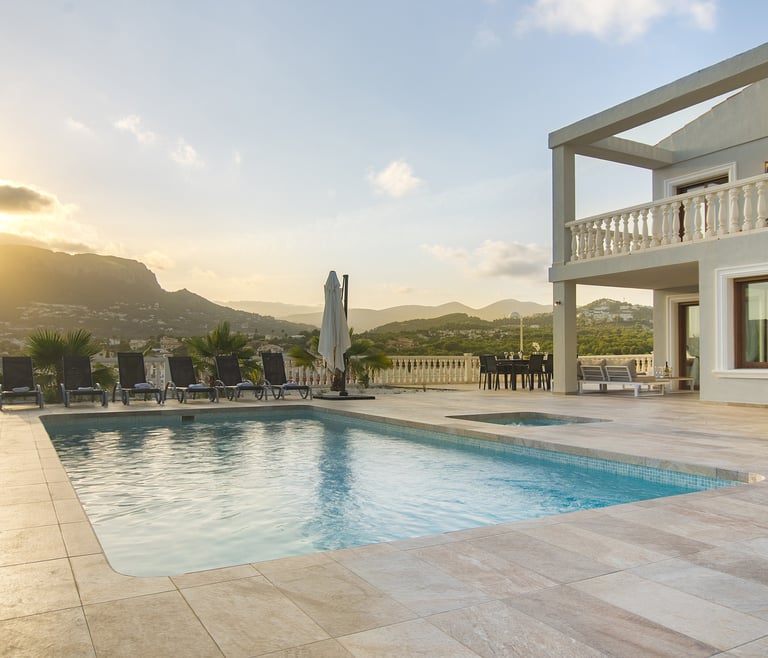 Alquiler de villa en Calpe GRANDIOSA en Calpe - Piscina