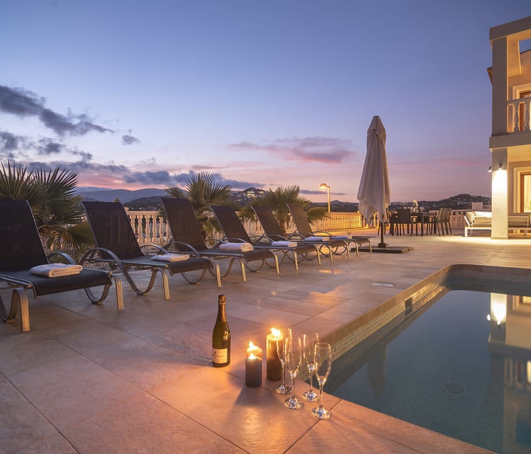 Alquiler de villa en Calpe GRANDIOSA en Calpe - Piscina