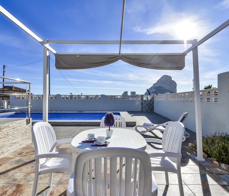 Villa zur Miete in Calpe JACEK in Calpe / Calp - Terrasse
