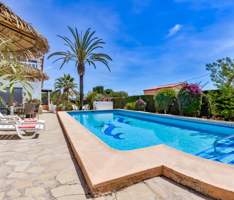 MARGARETA, Villa für 4 Personen in Calpe mit privatem Pool und kostenlosem WLAN in Calpe / Calp - Schwimmbad