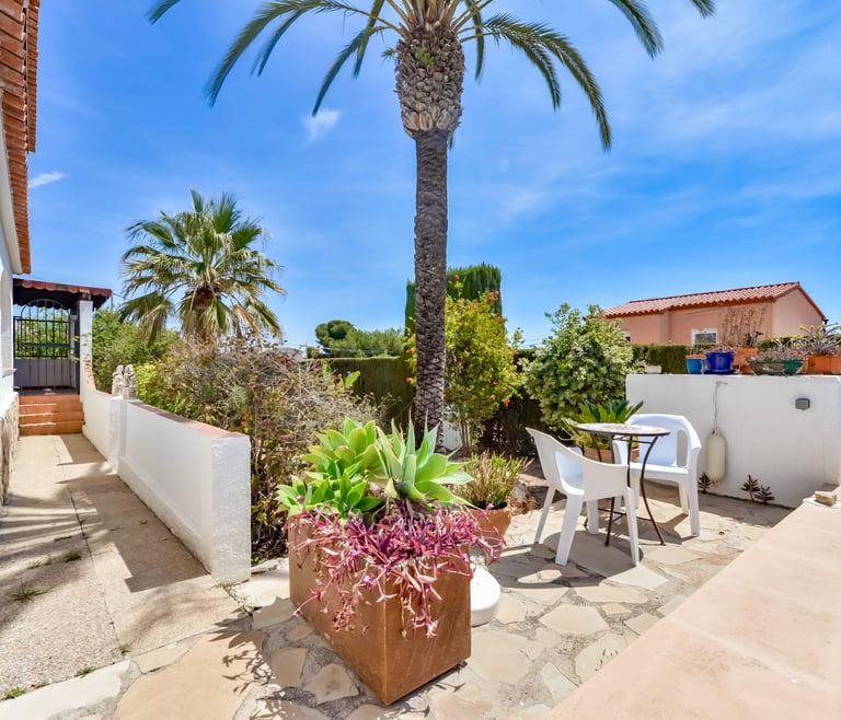 MARGARETA, Villa für 4 Personen in Calpe mit privatem Pool und kostenlosem WLAN in Calpe / Calp - Terrasse