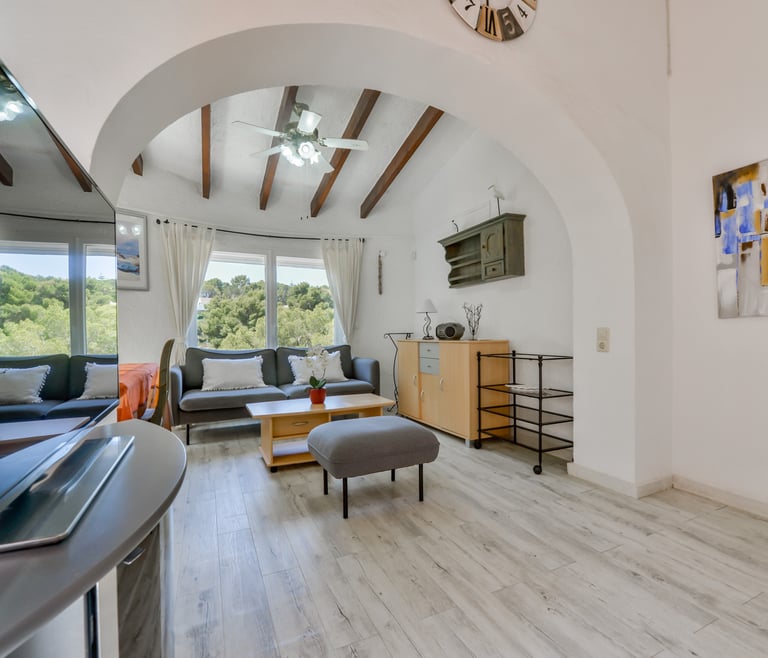 ROSELINE, alquiler de villa en Benissa  en Benissa - Salón
