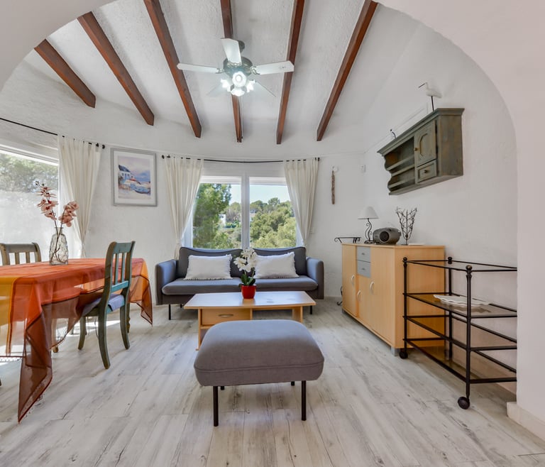 ROSELINE, alquiler de villa en Benissa  en Benissa - Salón