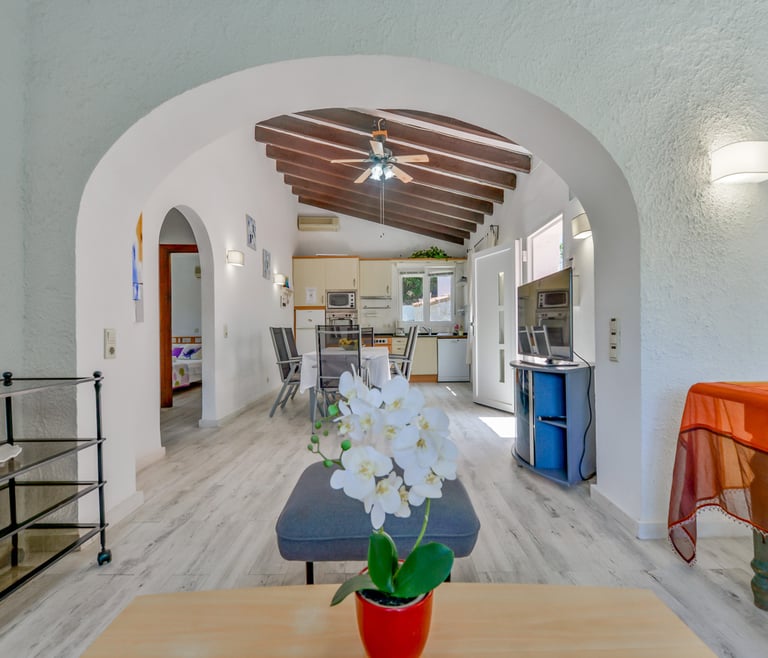 ROSELINE, alquiler de villa en Benissa  en Benissa - Salón