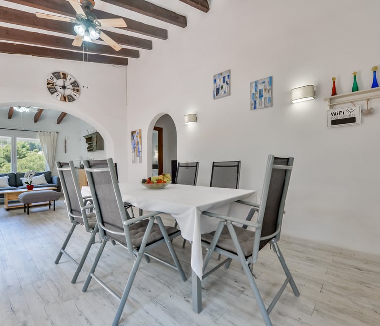 ROSELINE, alquiler de villa en Benissa  en Benissa - Salón