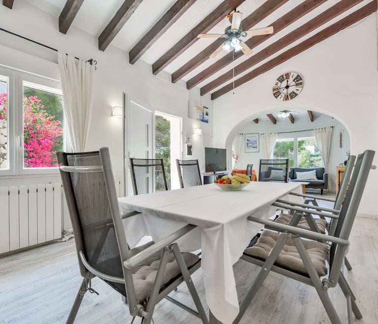 ROSELINE, alquiler de villa en Benissa  en Benissa - Salón