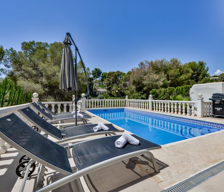 ROSELINE, alquiler de villa en Benissa  en Benissa - Piscina