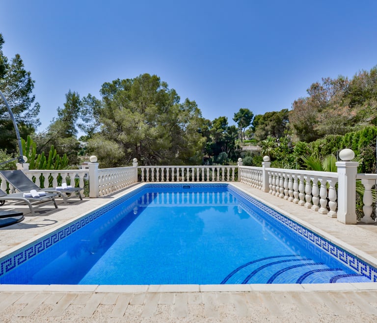 ROSELINE, alquiler de villa en Benissa  en Benissa - Piscina