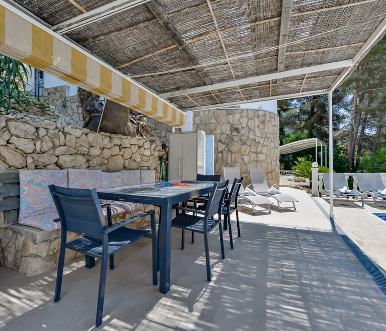 ROSELINE, alquiler de villa en Benissa  en Benissa - Terraza