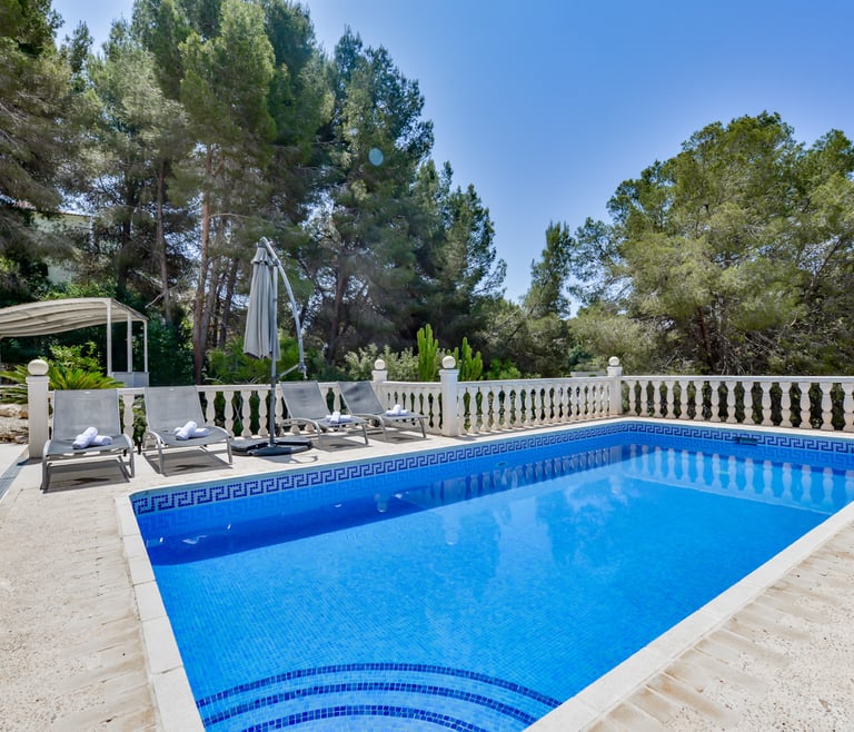ROSELINE, alquiler de villa en Benissa  en Benissa - Piscina