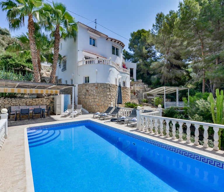 ROSELINE, alquiler de villa en Benissa  en Benissa