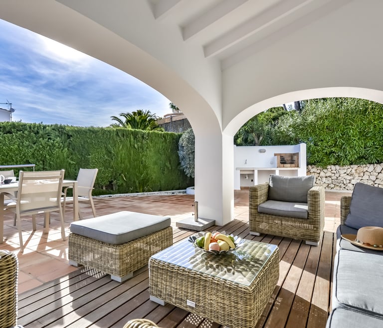 Villa for rent in Benissa, LA PERLITA in Benissa - Terrace
