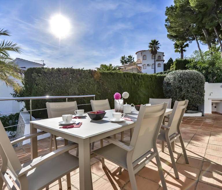 Villa for rent in Benissa, LA PERLITA in Benissa - Terrace