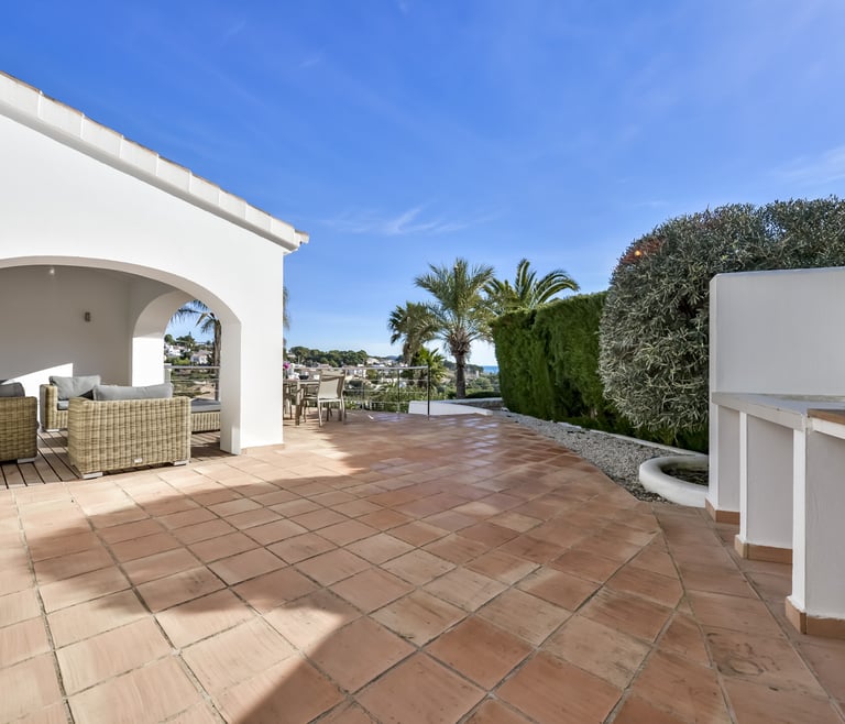 Villa for rent in Benissa, LA PERLITA in Benissa - Terrace