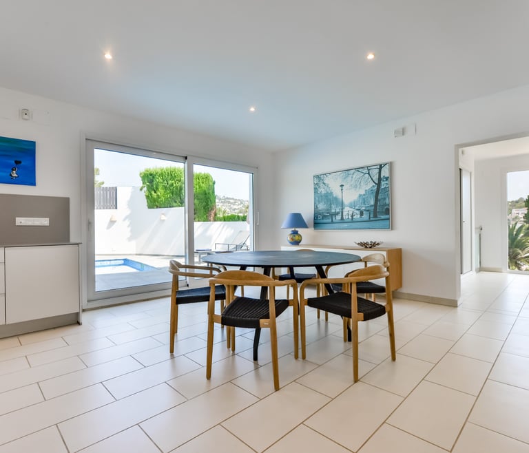 Villa for rent in Benissa, LA PERLITA in Benissa - Dinning room