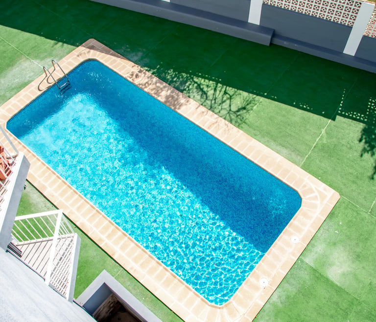 MOLINET, Apartamento en Calpe para 4 pax, junto a la playa, wifi gratis. en Calpe - Piscina