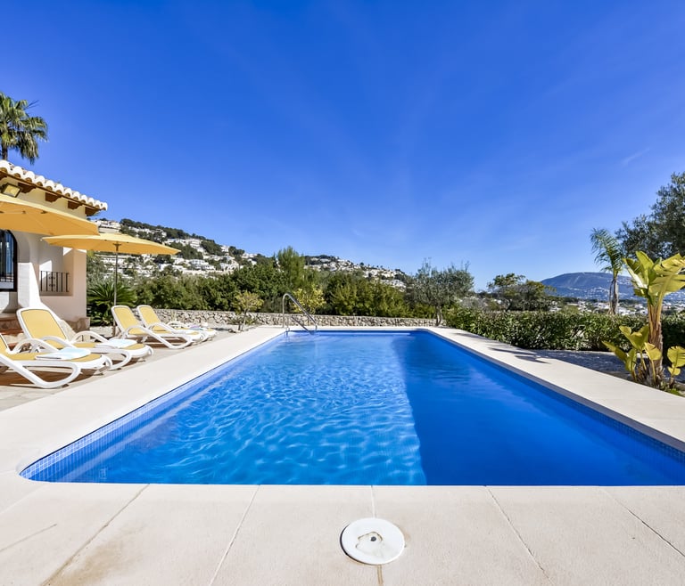 Villa te huur in Moraira GUADALETE en Moraira - Zwembad