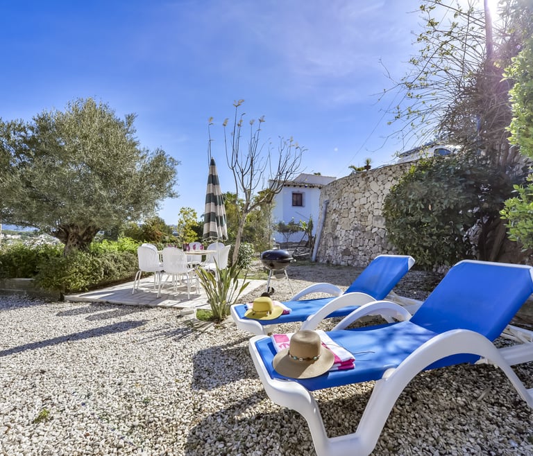 Villa te huur in Moraira GUADALETE en Moraira - Tuin