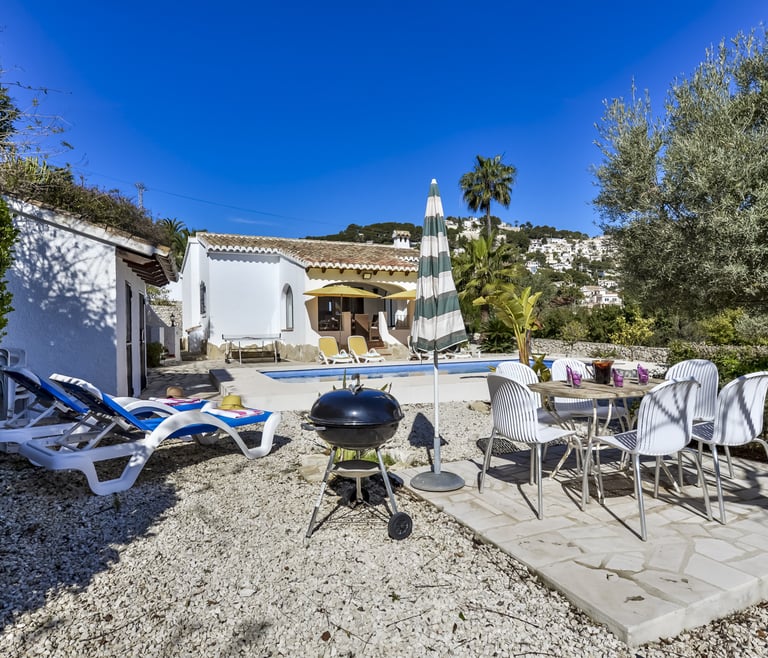 Villa te huur in Moraira GUADALETE en Moraira - Tuin
