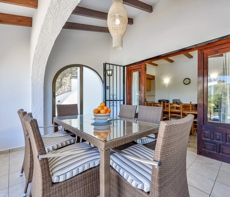 Villa te huur in Moraira GUADALETE en Moraira - Terras