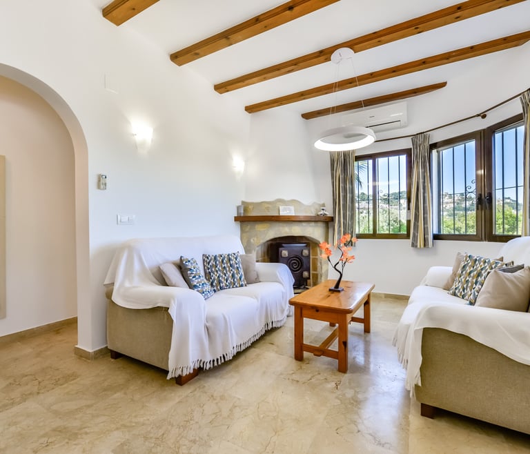 Villa te huur in Moraira GUADALETE en Moraira - Salon
