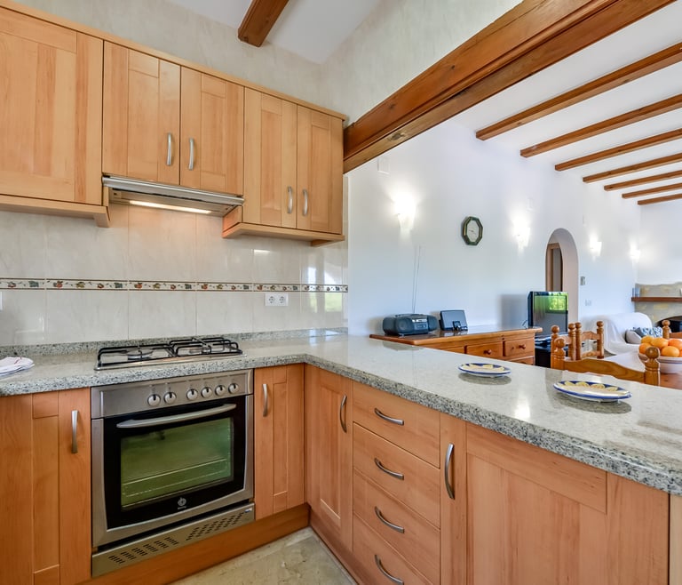 Villa te huur in Moraira GUADALETE en Moraira - Keuken