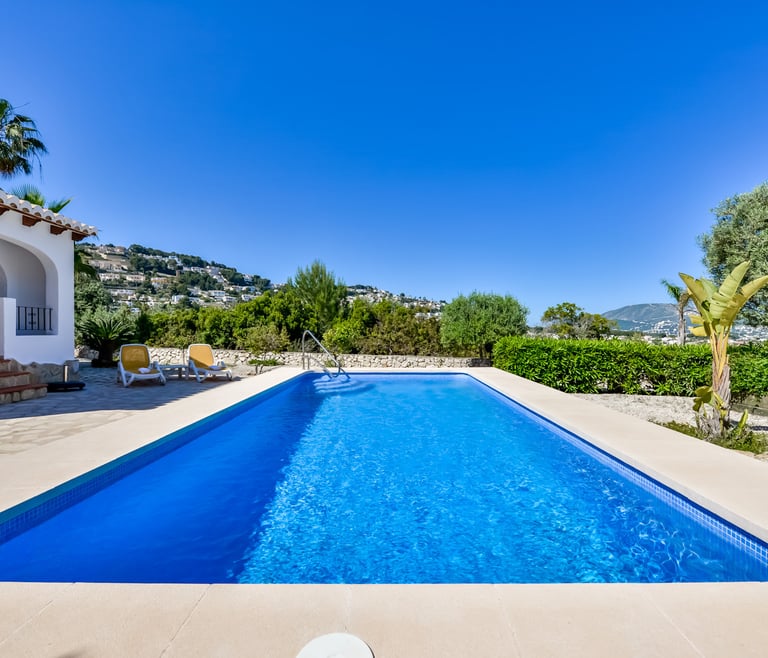 Villa te huur in Moraira GUADALETE en Moraira - Zwembad