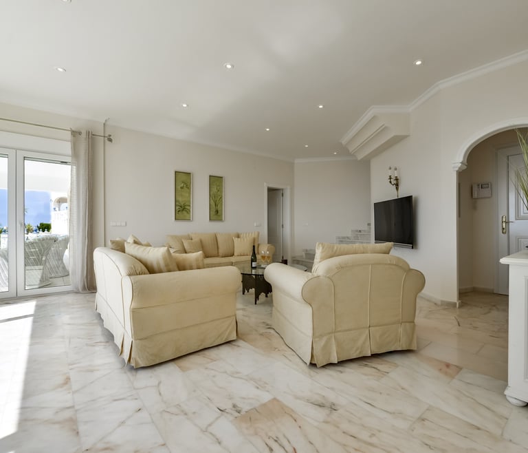 RAPHAEL, Preciosa villa para 6 pax con espectaculares vistas al mar en Benissa.wifi gratis en Benissa - Salón