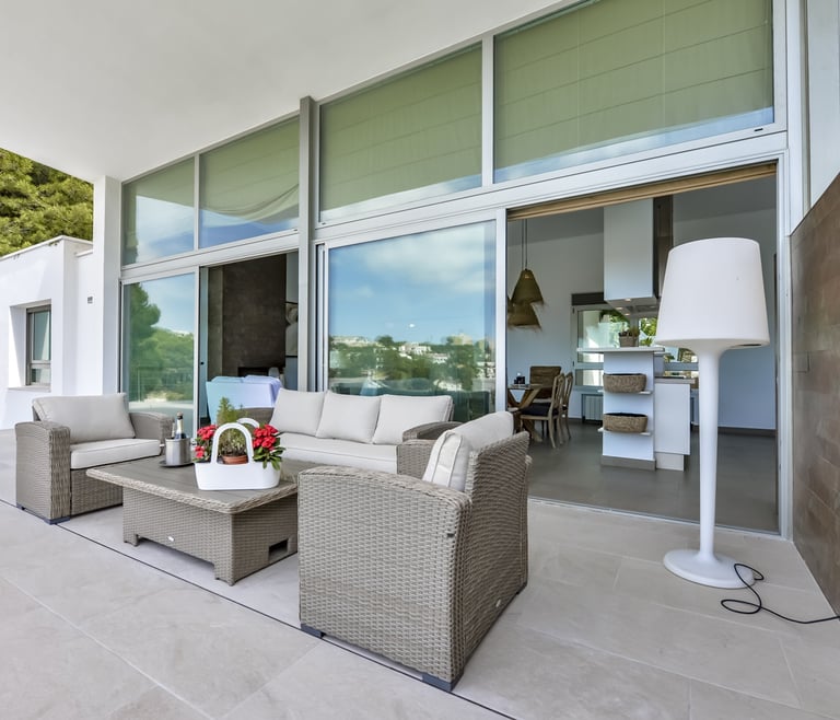 Alquiler de villa en el Portet de Moraira ELTRECE en Moraira - Terraza