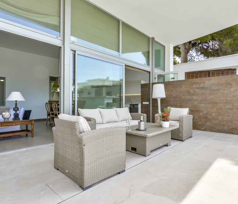 Alquiler de villa en el Portet de Moraira ELTRECE en Moraira - Terraza