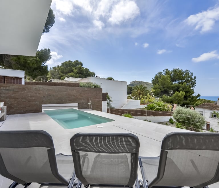 Alquiler de villa en el Portet de Moraira ELTRECE en Moraira - Piscina