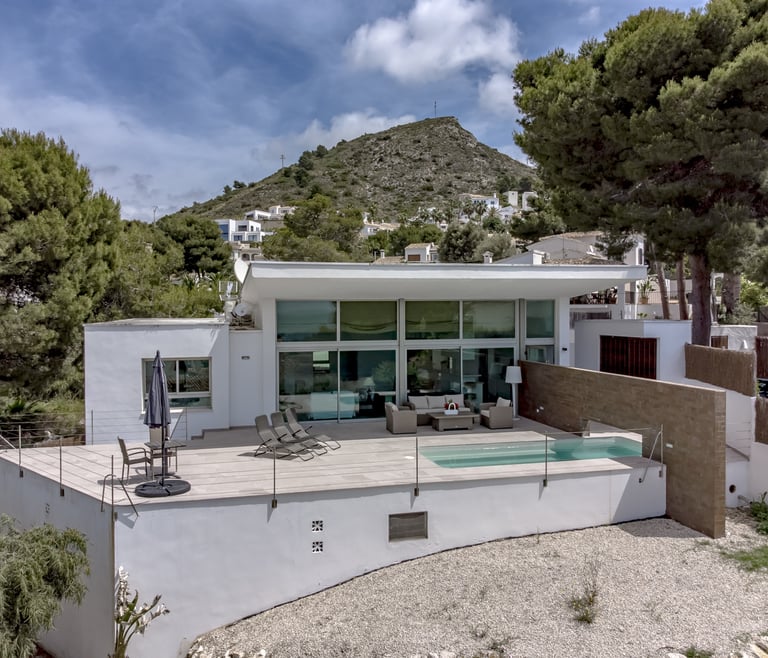Alquiler de villa en el Portet de Moraira ELTRECE en Moraira - Frontal