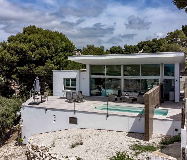 Alquiler de villa en el Portet de Moraira ELTRECE en Moraira - Frontal