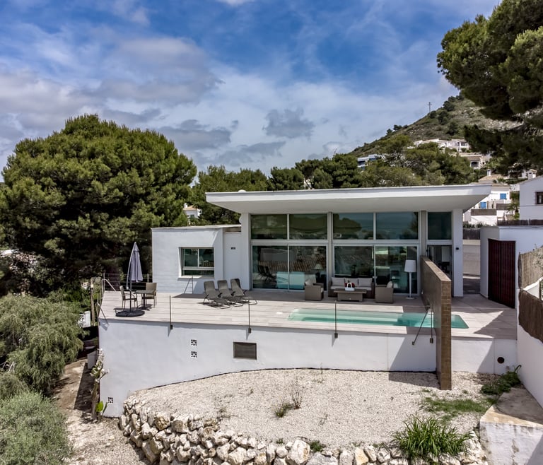 Alquiler de villa en el Portet de Moraira ELTRECE en Moraira - Frontal